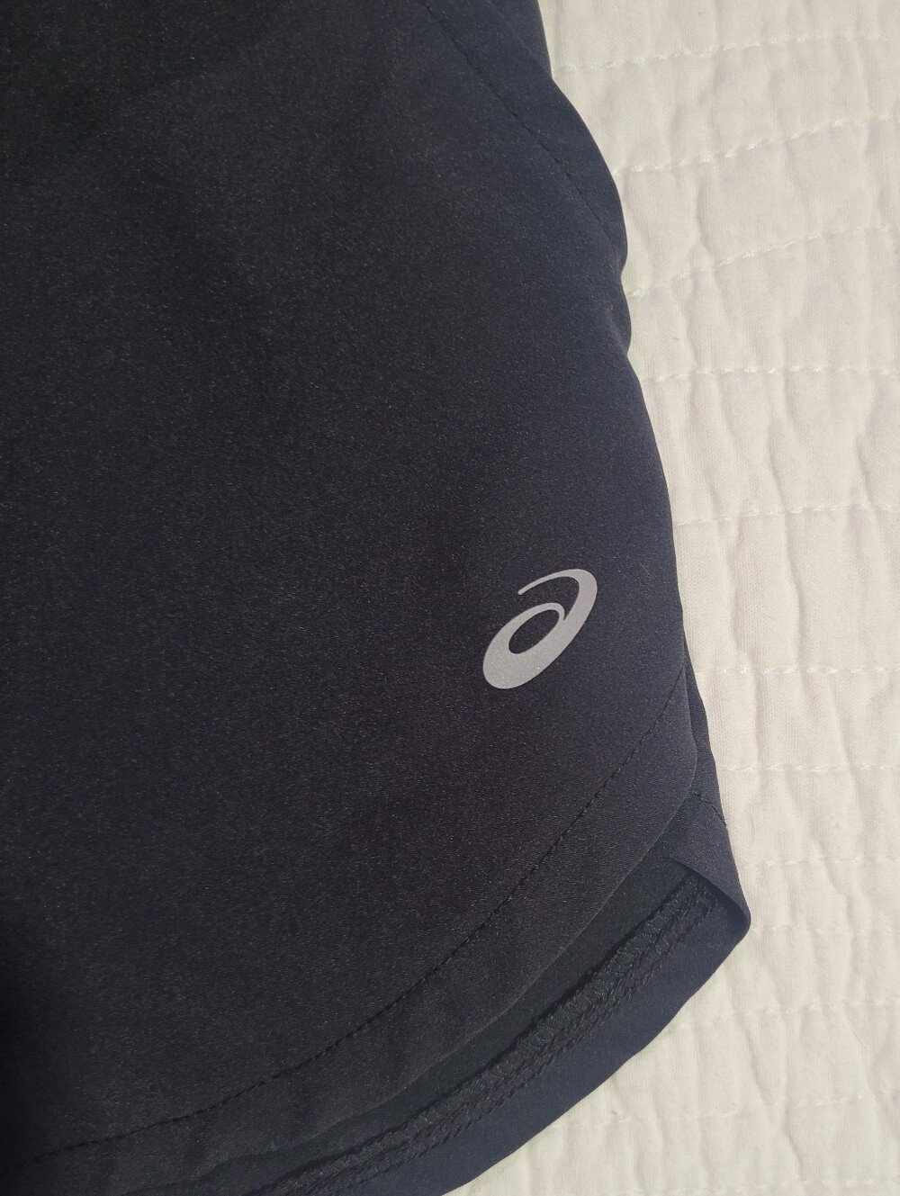 ASICS Black Women's 2 In 1 Athletic Running Shorts - Picture 5 of 5